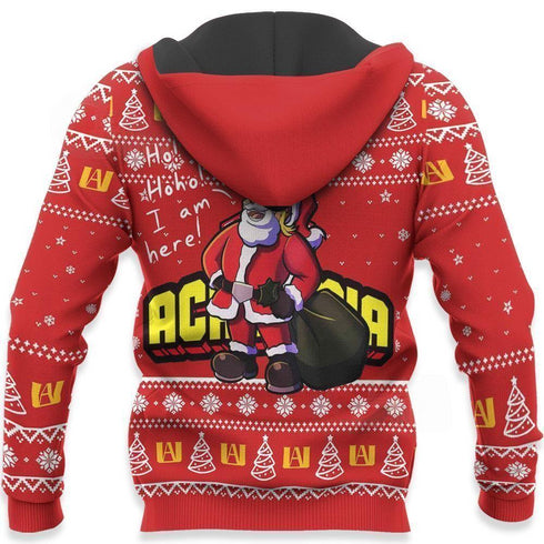 Divesart - My Hero Academia Ugly Christmas Sweater and Hoodie Santa Anime Xmas Gift VA09