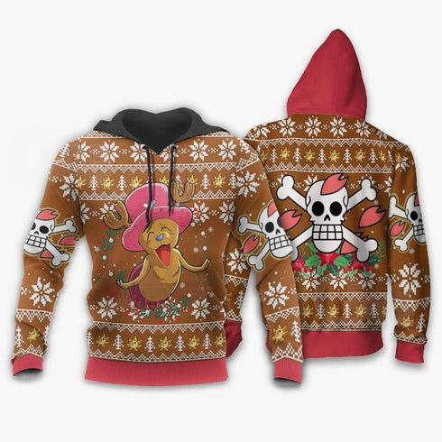 Divesart - Happy ChOne Pieceper Ugly Christmas Sweater and Hoodie One Piece Anime Xmas