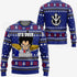 Divesart - Vegeta Ugly Christmas Sweater and Hoodie It's Over 9000 Funny DBZ Xmas Gift