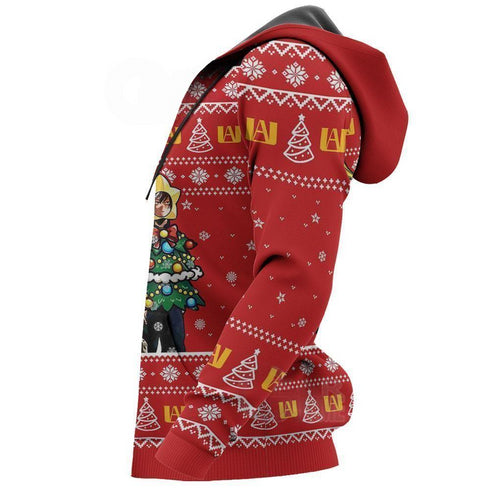 Divesart - My Hero Academia Ugly Christmas Sweater and Hoodie Santa Anime Xmas Gift VA09