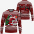 Divesart - Ken Kaneki Santa Ugly Christmas Sweater and Hoodie Tokyo Ghoul Anime Xmas