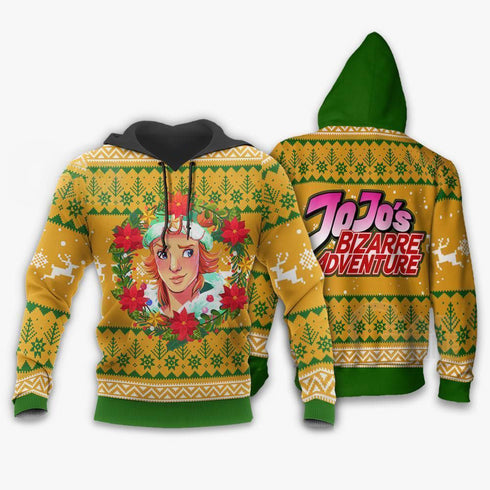 Divesart - Dio Brando Ugly Christmas Sweater and Hoodie JoJo's Anime Xmas Hoodie