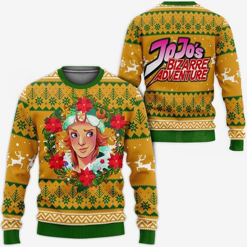 Divesart - Dio Brando Ugly Christmas Sweater and Hoodie JoJo's Anime Xmas Hoodie