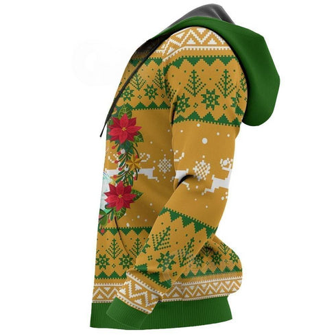 Divesart - Dio Brando Ugly Christmas Sweater and Hoodie JoJo's Anime Xmas Hoodie