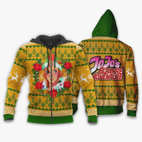 Divesart - Dio Brando Ugly Christmas Sweater and Hoodie JoJo's Anime Xmas Hoodie