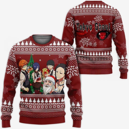 Divesart - Tokyo Ghoul Ugly Christmas Sweater and Hoodie Anime Xmas Gift Idea