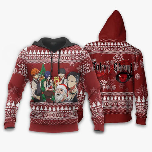 Divesart - Tokyo Ghoul Ugly Christmas Sweater and Hoodie Anime Xmas Gift Idea