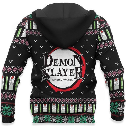 Divesart - Tanjiro And Nezuko Ugly Sweater Christmas Anime Gift