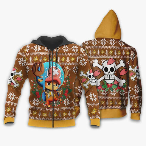 Divesart - Tony Tony ChOne Pieceper Ugly Christmas Sweater and Hoodie One Piece Anime Xmas