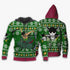 Divesart - Zoro Ugly Christmas Sweater and Hoodie One Piece Anime Xmas