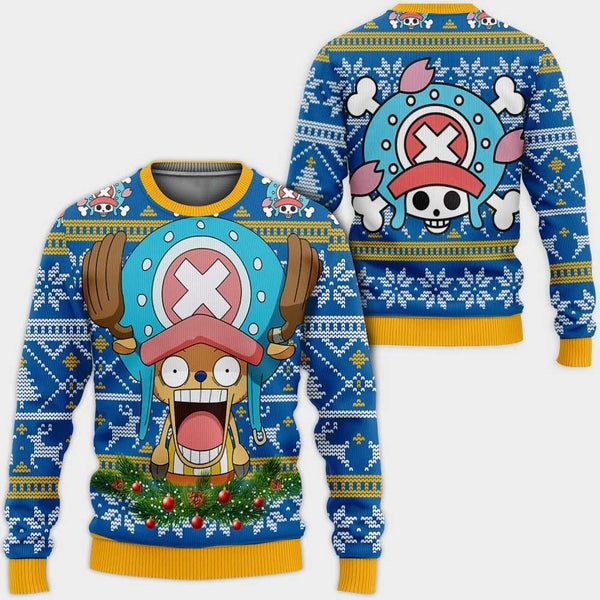 Divesart - ChOne Pieceper Ugly Christmas Sweater and Hoodie Custom One Piece Anime Xmas Gifts