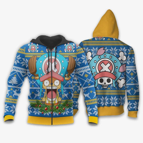 Divesart - ChOne Pieceper Ugly Christmas Sweater and Hoodie Custom One Piece Anime Xmas Gifts