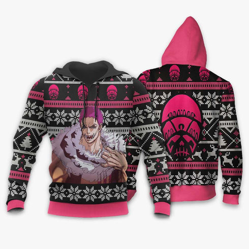 Divesart - Charlotte Katakuri Ugly Christmas Sweater and Hoodie Custom One Piece Anime Xmas Gifts