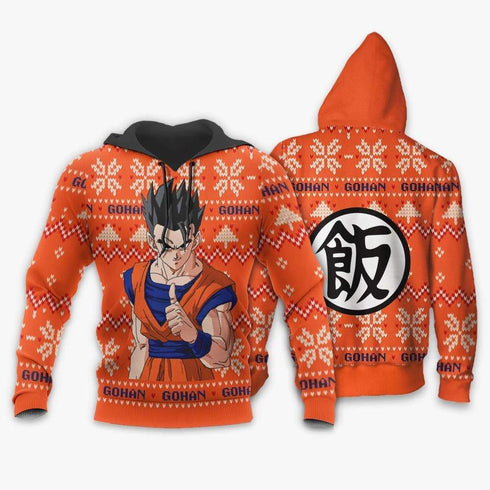 Divesart - Gohan Christmas Sweater Custom Anime DB Xmas Gifts