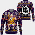 Divesart - Master Roshi Ugly Christmas Sweater and Hoodie Custom Anime DB Xmas Gifts