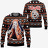 Divesart - Runa Yomozuki Ugly Christmas Sweater and Hoodie Custom Anime Kakegurui Xmas Gifts