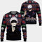 Divesart - Satoru Gojo Ugly Christmas Sweater and Hoodie Custom Anime Jujutsu Kaisen Xmas Gifts