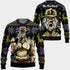 Divesart - Joseph Joestar Ugly Christmas Sweater and Hoodie Custom Anime Jojo's Bizzare Adventure Xmas Gifts