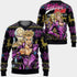 Divesart - Giorno Giovanna Ugly Christmas Sweater and Hoodie Custom Anime Jojo's Bizzare Adventure Xmas Gifts