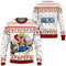 Divesart - Luffy Gear 5 Red and White Ugly Christmas Sweater and Hoodie Custom One Piece Anime Xmas Gifts