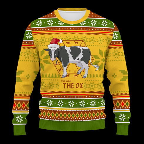 Haru the Ox Unisex Wool Sweater