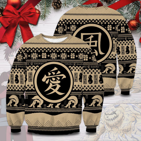 Divesart - Sand Unisex Wool Sweater - Ugly Christmas Sweater