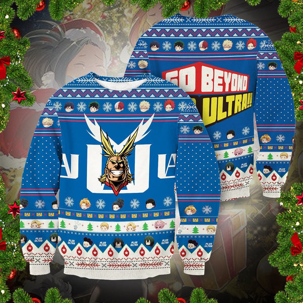 Divesart - Go Beyond, Plus Ultra Unisex Wool Sweater - Ugly Christmas Sweater