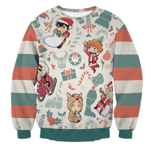 Divesart - Haikyuu Christmas Unisex Wool Sweater - Ugly Christmas Sweater