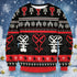 Divesart - Heartless Christmas v2 Unisex Wool Sweater - Ugly Christmas Sweater