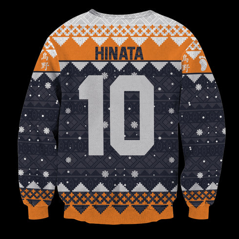 Personalized Karasuno Christmas Unisex Wool Sweater