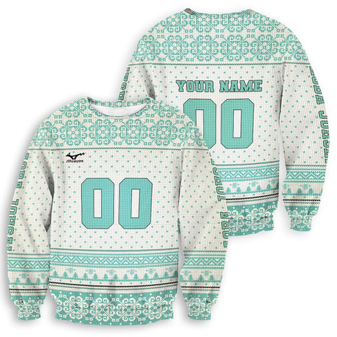 Divesart - Personalized Team Aoba Johsai Christmas Unisex Wool Sweater - Ugly Christmas Sweater