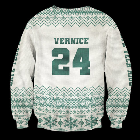 Personalized Team Datekou Christmas Unisex Wool Sweater