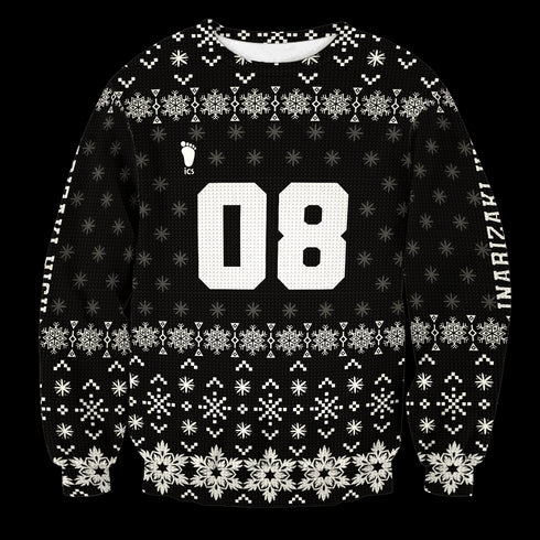 Divesart - Personalized Team Inarizaki Christmas Unisex Wool Sweater - Ugly Christmas Sweater