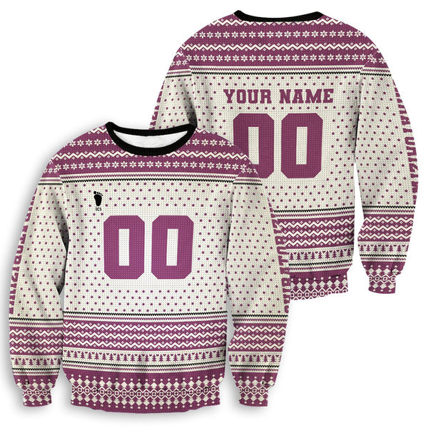 Divesart - Personalized Team Shiratorizawa Christmas Unisex Wool Sweater - Ugly Christmas Sweater