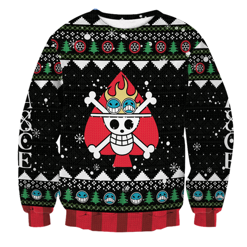 Divesart - Pirate Ace Unisex Wool Sweater - Ugly Christmas Sweater