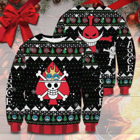 Divesart - Pirate Ace Unisex Wool Sweater - Ugly Christmas Sweater