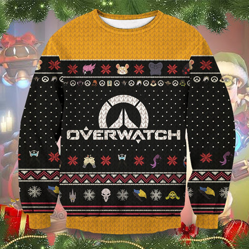 Divesart - Ultimate Overwatch Christmas Unisex Wool Sweater - Ugly Christmas Sweater