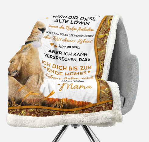 Divesart - Decke von Mutter zu Tochter - "Die Wärme der mütterlichen Liebkosung"
