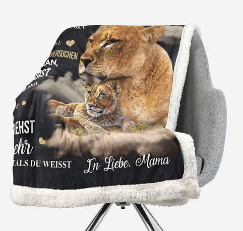 Divesart - Decke von Mutter zu Sohn - "Die Kraft der väterlichen Liebe"