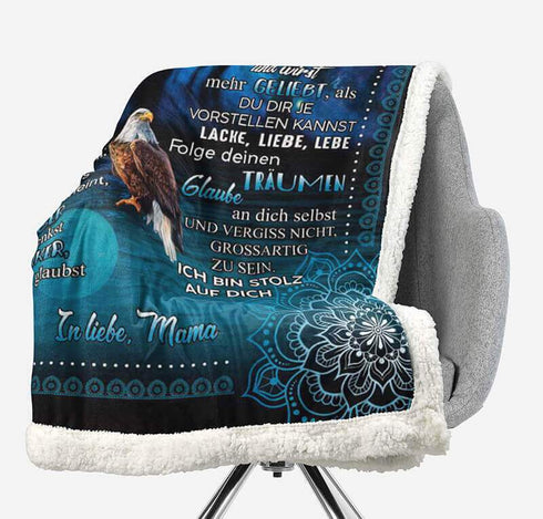 Divesart - Decke von Mutter zu Tochter - "Adlerflügel"