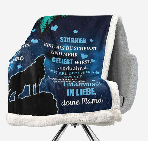 Divesart - Decke von Mutter zu Sohn - "Mondschein der Liebe"