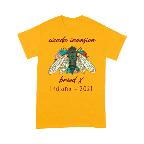 Divesart - Cicada invasion brood X Indiana 2021 - Standard T-shirt