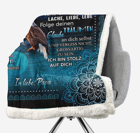 Divesart - Decke vom Vater an die Tochter - "Adlerflügel"