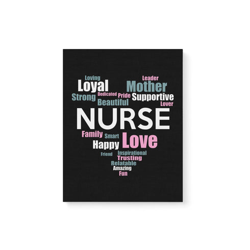 Nurse Mother Mom Beautiful Happy Heart Family - Gift For Mother - Matte Canvas