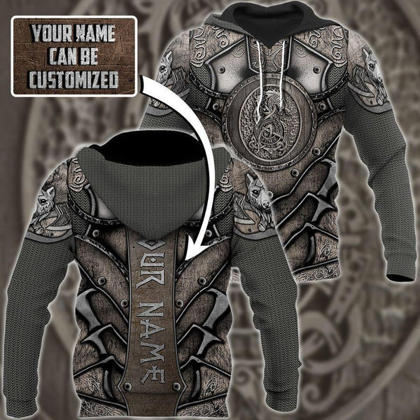 Hoodie Viking Blood Limited Edition Custom Name 2 - OwlsMatrix