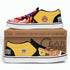 Portgas Ace and Luffy Slip On Sneakers Custom Anime OP Shoes