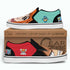 Nami and Luffy Slip On Sneakers Custom Anime OP Shoes