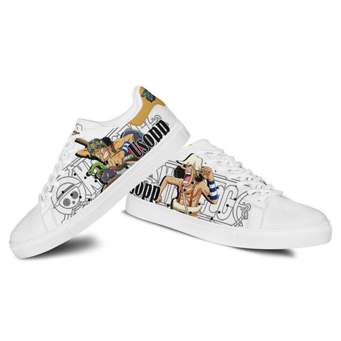 Usopp Skate Sneakers Custom Anime OP Shoes