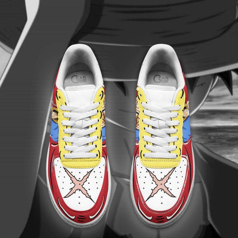 Gomu Gomu Luffy Air Sneakers Custom Anime OP Shoes