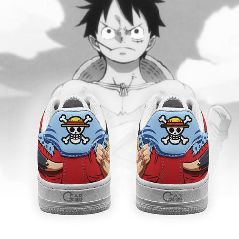 Wano Arc Luffy Air Sneakers Custom OP Anime Shoes